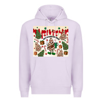 Lilac Boojee Christmas cake Premium Hoodie - MaliasSmallBusiness