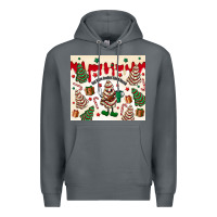 Rock Boojee Christmas cake Premium Hoodie - MaliasSmallBusiness