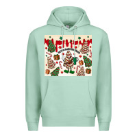 Seafoam Boojee Christmas cake Premium Hoodie - MaliasSmallBusiness