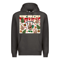 Smoke Boojee Christmas cake Premium Hoodie - MaliasSmallBusiness