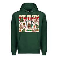 Sports Green Boojee Christmas cake Premium Hoodie - MaliasSmallBusiness
