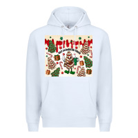 White Boojee Christmas cake Premium Hoodie - MaliasSmallBusiness