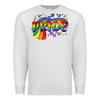 Oatmeal Heather pride Premium Sweatshirt - MaliasSmallBusiness