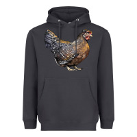 Smoke Cream Legbar Chicken Heavyweight Hoodie - LillyAllenDesigns