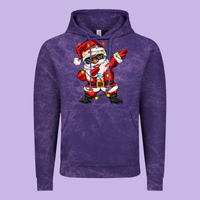 Afro Dabbing Santa Vintage Hoodie Designed By Zillion Design Studio