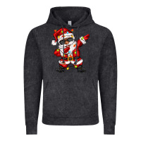 Vintage Black afro dabbing santa Vintage Hoodie - Zillion Design Studio