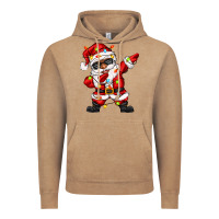 Vintage Coffee afro dabbing santa Vintage Hoodie - Zillion Design Studio