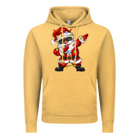 Vintage Mustard afro dabbing santa Vintage Hoodie - Zillion Design Studio