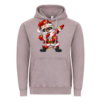 Vintage Zinc afro dabbing santa Vintage Hoodie - Zillion Design Studio