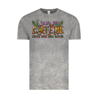 Cloud Rock i run on caffeine chaos and cuss words Vintage Tee - Zillion Design Studio