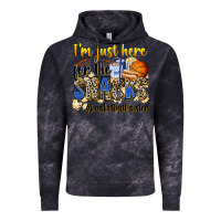Cloud Black im just here for the snacks basketball sister Vintage Hoodie - Zillion Design Studio