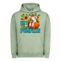 Pigment Oil Green hey there pumpkin lamb Urban Hoodie - Jasminsmagicworld