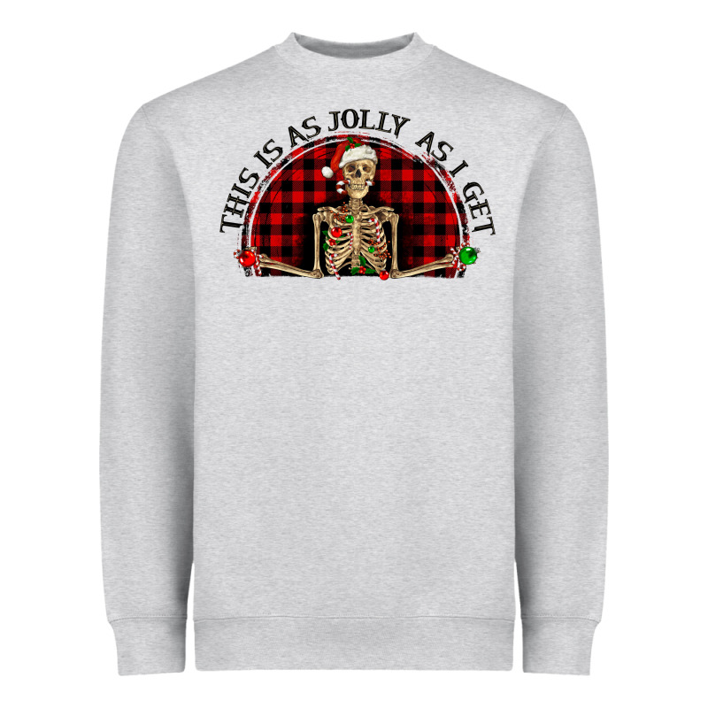 This Is As Jolly  As I Get Heavyweight Sweatshirt by RanaPortraitStore | Teevron