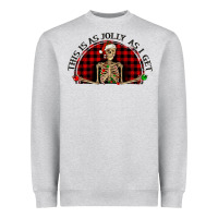 Heather Grey this is as jolly  as i get Heavyweight Sweatshirt - RanaPortraitStore