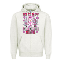 Oatmeal Heather let it snow somewhere else Zipper Hoodie - AdoDesignShop