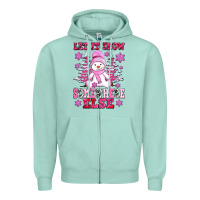 Seafoam let it snow somewhere else Zipper Hoodie - AdoDesignShop