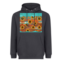 Smoke turquoise leopard distressed serape background tumbler Heavyweight Hoodie - Jasminsmagicworld