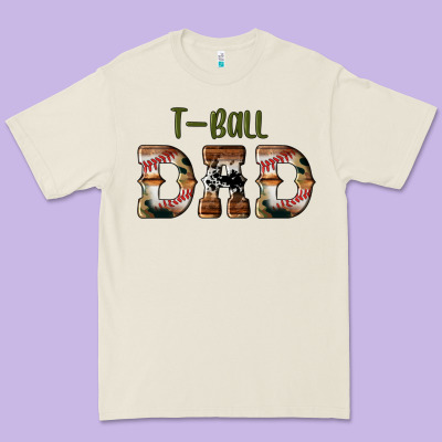 Sport T Ball Dad Premium Tee Designed By Artiststas