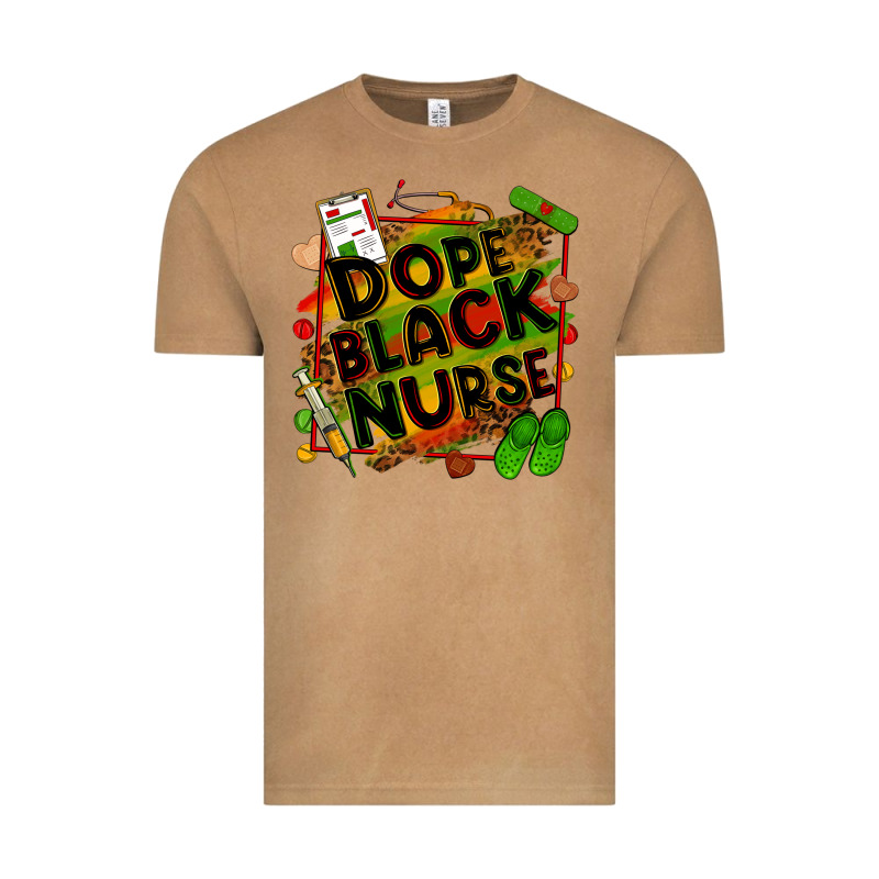 Dope Black Nurse Vintage Tee by Zillion Design Studio | Teevron
