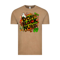 Vintage Coffee dope black nurse Vintage Tee - Zillion Design Studio