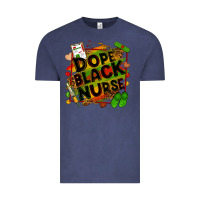 Vintage Denim dope black nurse Vintage Tee - Zillion Design Studio