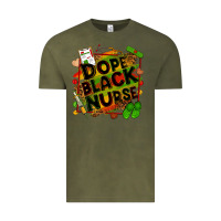 Vintage Olive dope black nurse Vintage Tee - Zillion Design Studio