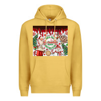 Antique Gold christmas hot chocolate Premium Hoodie - MaliasSmallBusiness