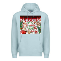 Blue Mist christmas hot chocolate Premium Hoodie - MaliasSmallBusiness