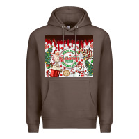 Coffee christmas hot chocolate Premium Hoodie - MaliasSmallBusiness