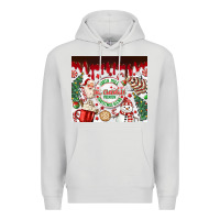 Dove Grey christmas hot chocolate Premium Hoodie - MaliasSmallBusiness