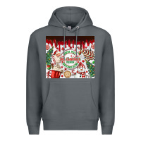 Rock christmas hot chocolate Premium Hoodie - MaliasSmallBusiness