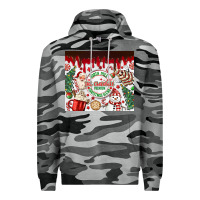 Slate Camo christmas hot chocolate Premium Hoodie - MaliasSmallBusiness