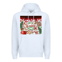 White christmas hot chocolate Premium Hoodie - MaliasSmallBusiness