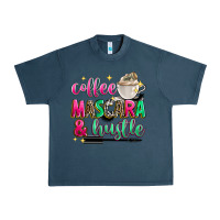 Midnight Navy coffee mascara and hustle Urban Heavy Tee - Zillion Design Studio