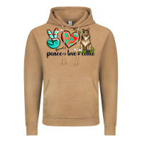 Vintage Camel peace love collie Vintage Hoodie - texasbilliewilder