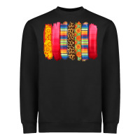 Black mexican leopard brushstroke Heavyweight Sweatshirt - Zillion Design Studio