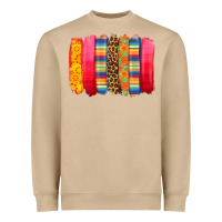 Mushroom mexican leopard brushstroke Heavyweight Sweatshirt - Zillion Design Studio