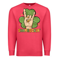 Cardinal st. patrick's day shamrockin' Premium Sweatshirt - MaliasSmallBusiness