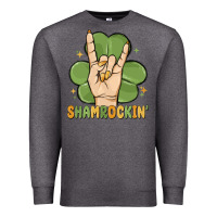 Charcoal Heather st. patrick's day shamrockin' Premium Sweatshirt - MaliasSmallBusiness