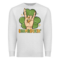 Oatmeal Heather st. patrick's day shamrockin' Premium Sweatshirt - MaliasSmallBusiness