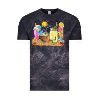 Cloud Black summer drinks coffee cups Vintage Tee - texasbilliewilder