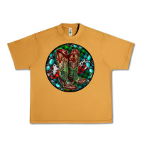 Peanut Butter Christmas Cowboy Boots Urban Heavy Tee - RanaPortraitStore