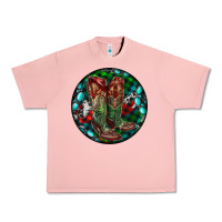 Salmon Christmas Cowboy Boots Urban Heavy Tee - RanaPortraitStore