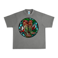 Tornado Christmas Cowboy Boots Urban Heavy Tee - RanaPortraitStore