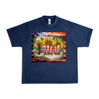 Navy patriotic mini  tumbler Urban Heavy Tee - BarkalooDesign