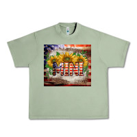 Oil Green patriotic mini  tumbler Urban Heavy Tee - BarkalooDesign