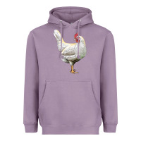 Lavender leghorn chicken Heavyweight Hoodie - LillyAllenDesigns