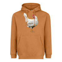 Meerkat leghorn chicken Heavyweight Hoodie - LillyAllenDesigns