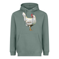 Sage leghorn chicken Heavyweight Hoodie - LillyAllenDesigns