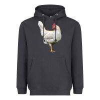 Smoke leghorn chicken Heavyweight Hoodie - LillyAllenDesigns